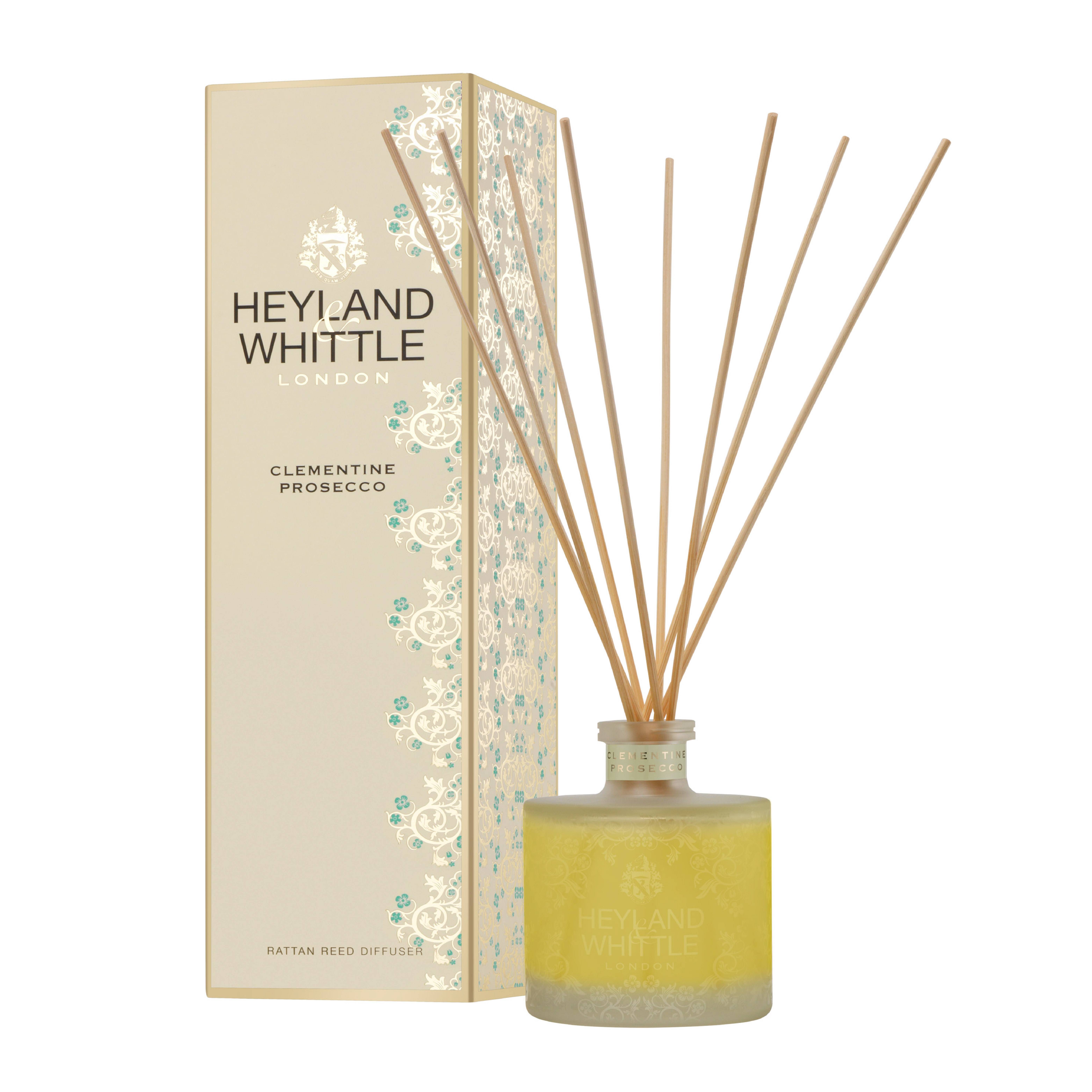 Heyland & Whittle Gold Classic Clementine Prosecco Reed Diffuser 200ml